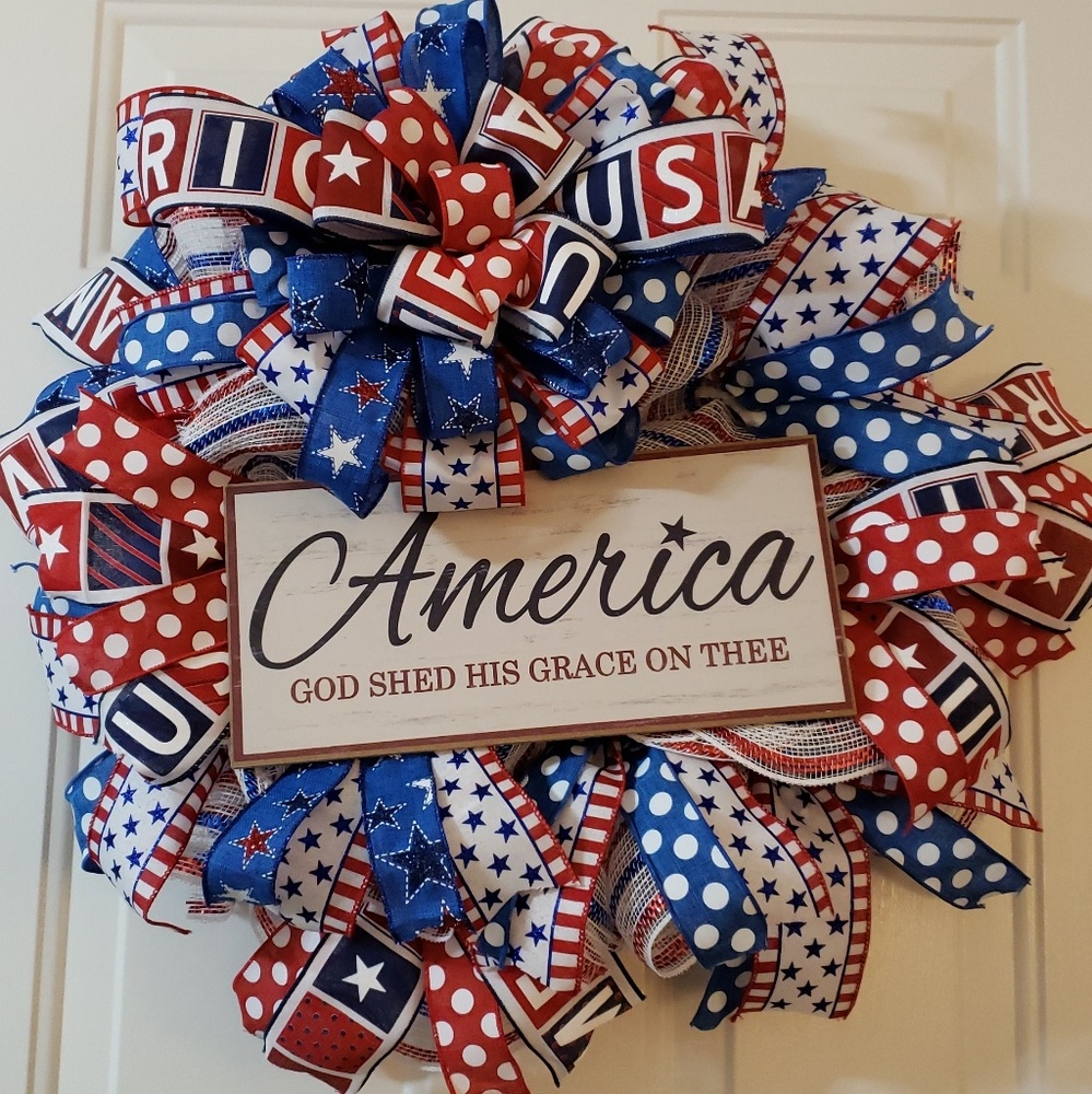 Patriotic Wreath, Fourth of July